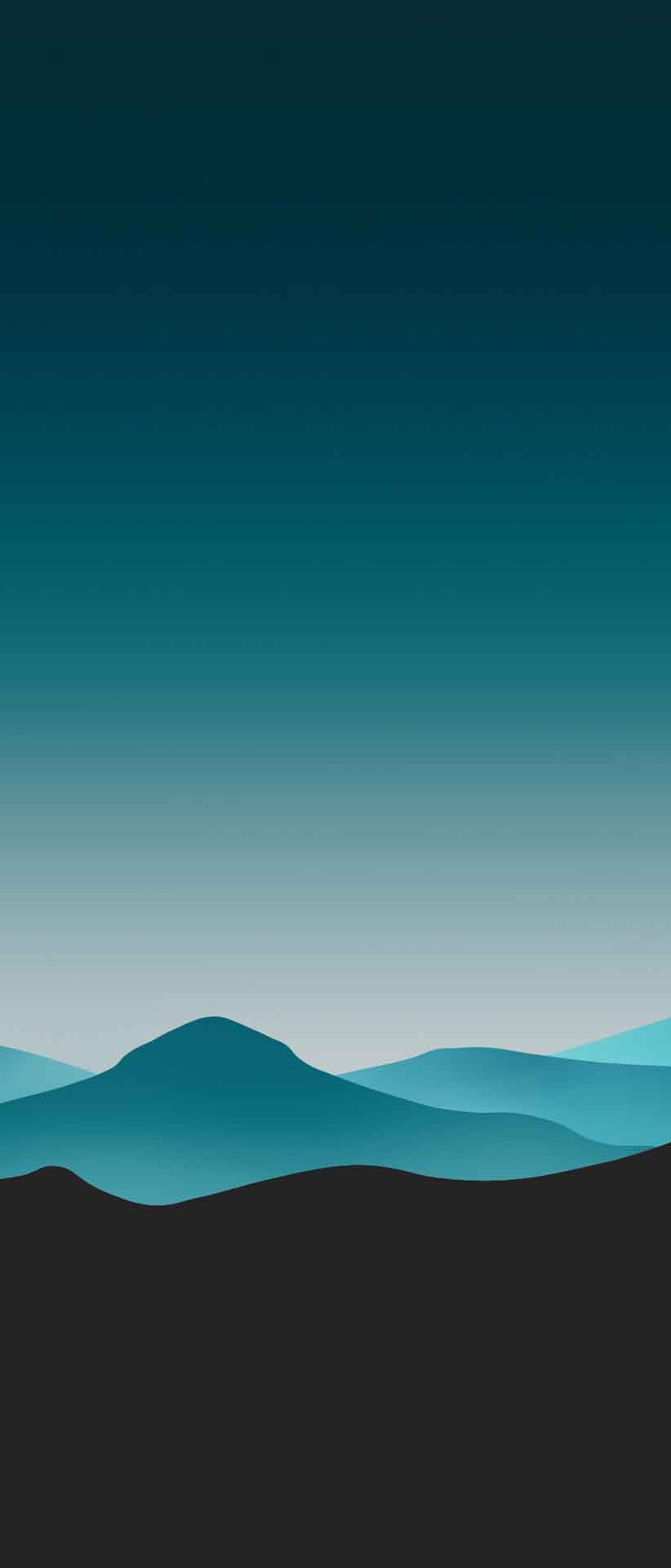 最小的彩色 iPhone 隐藏 Dock 壁纸