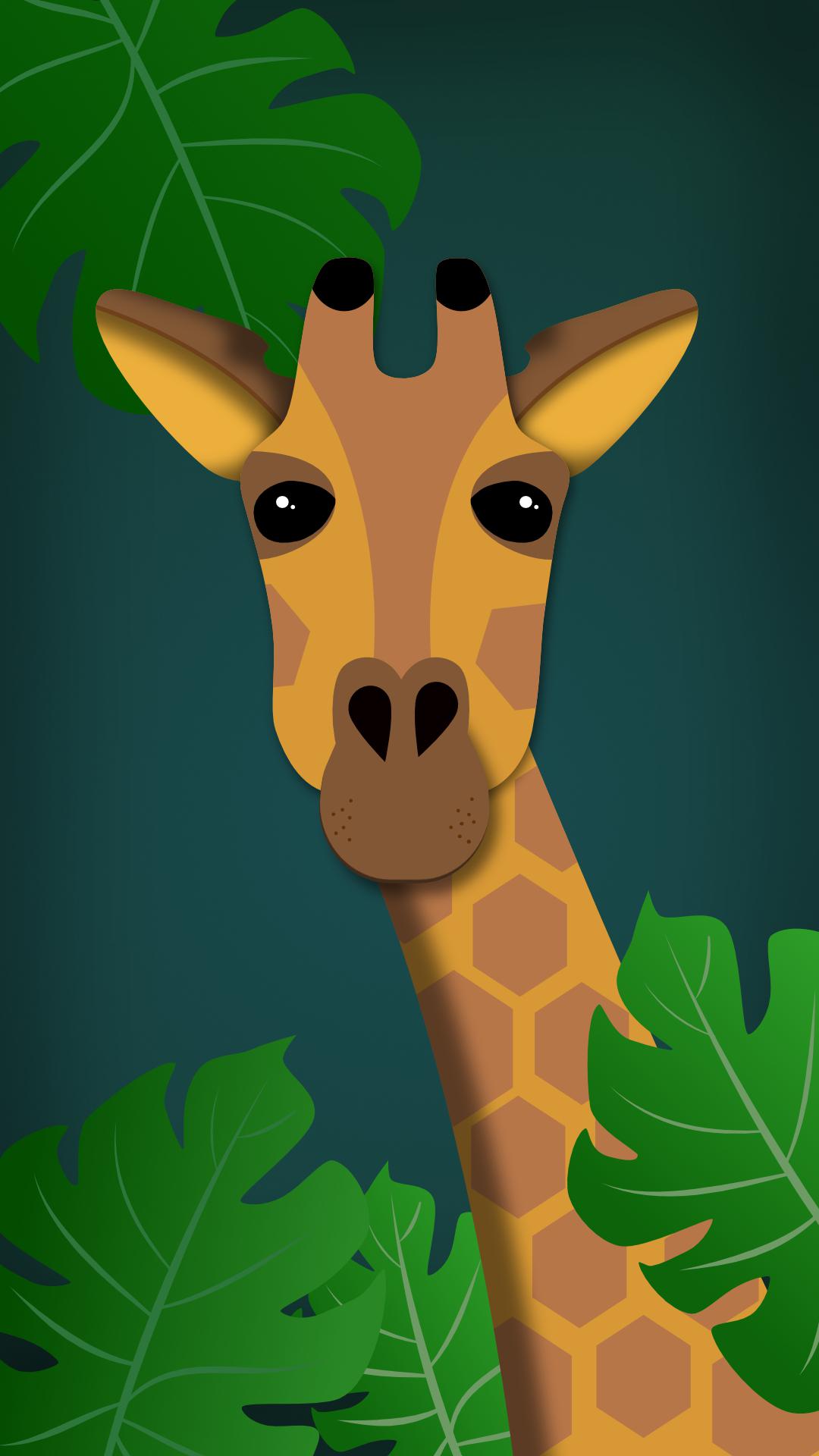 长颈鹿 1080×1920