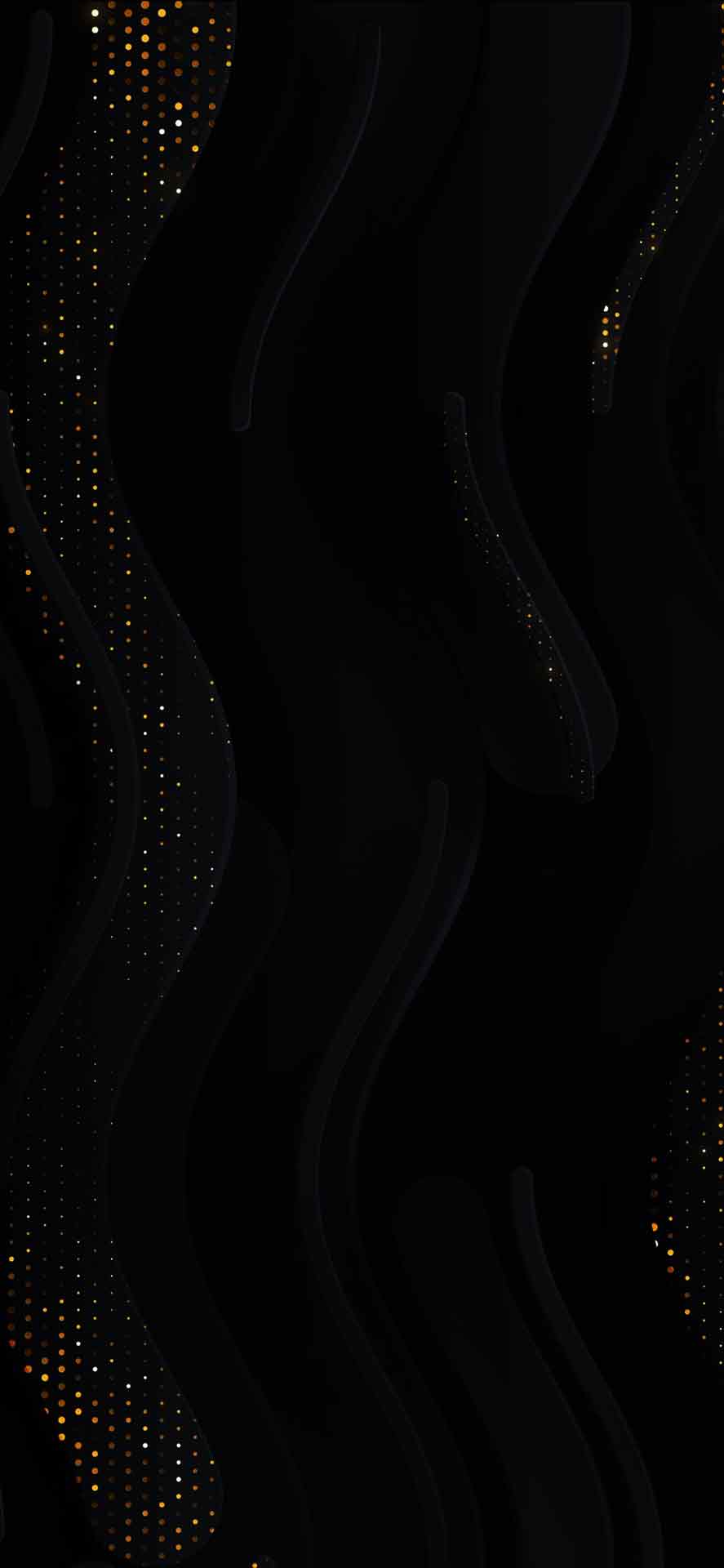 黑色和金色iPhone壁纸