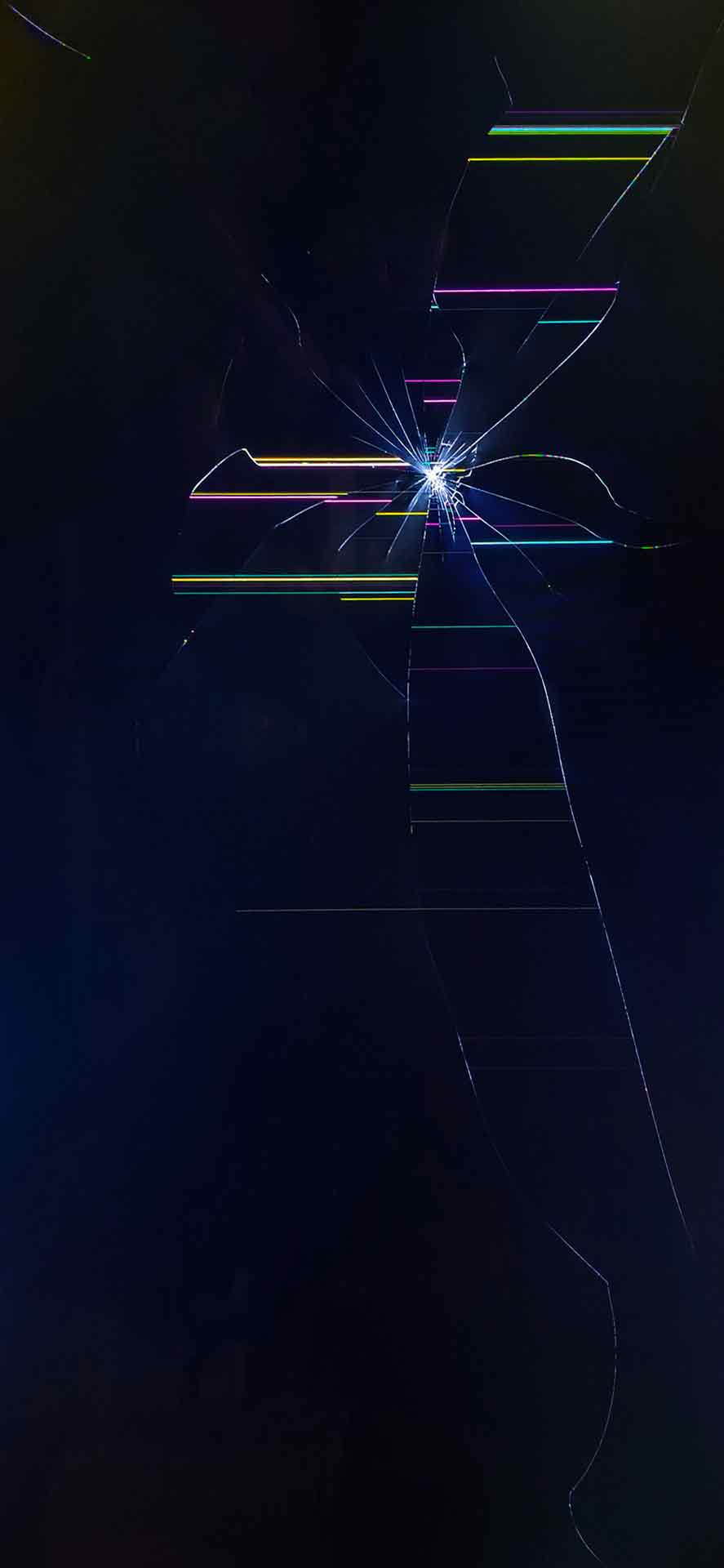 破裂和分裂的屏幕壁纸