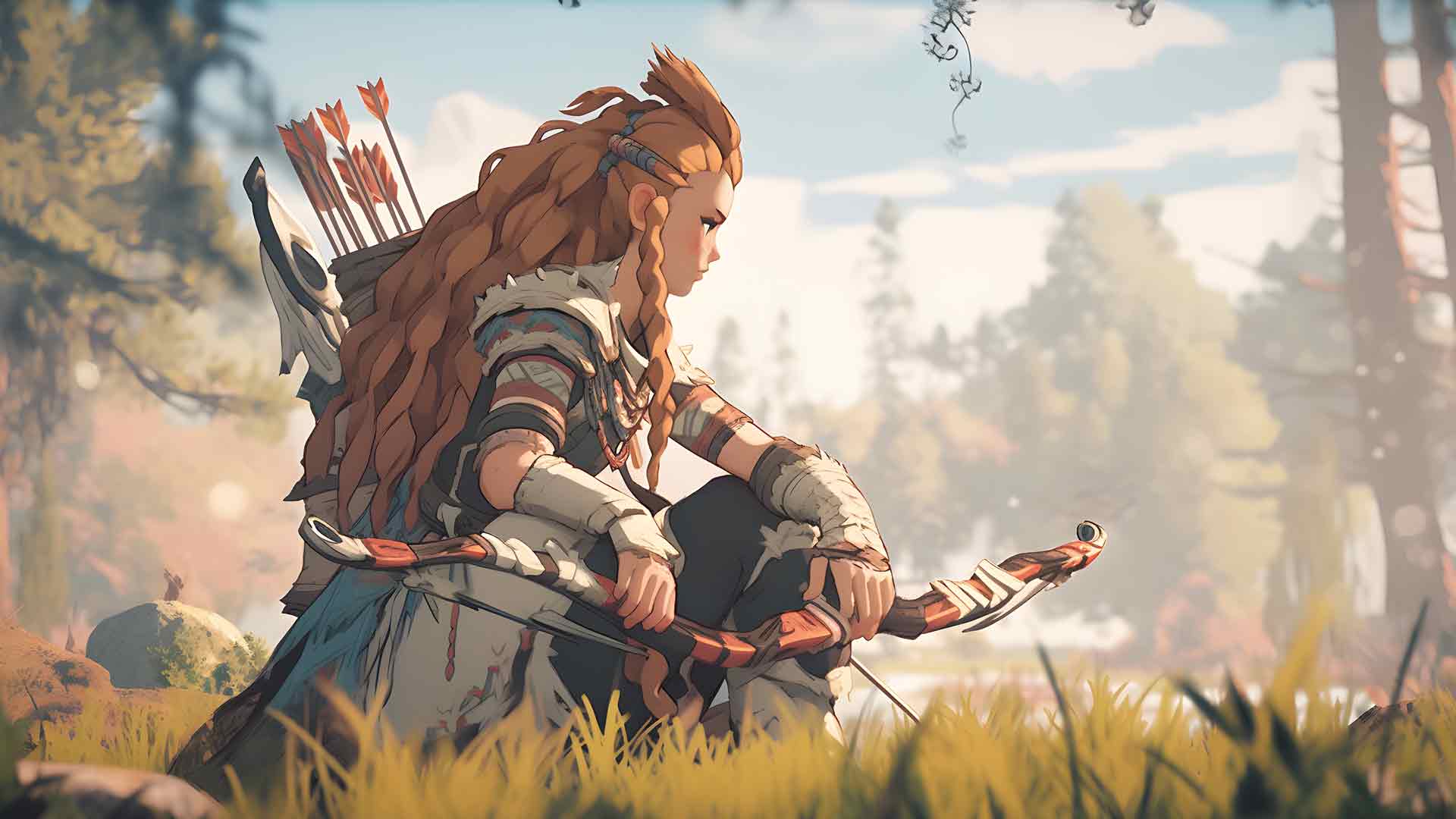 HORIZO​​N ALOY 与弓 桌面壁纸