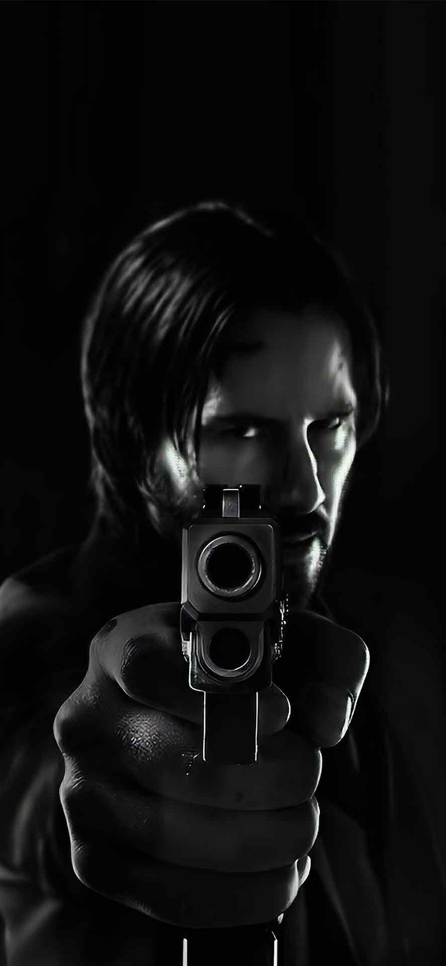 John Wick iPhone 深度效果壁纸 06