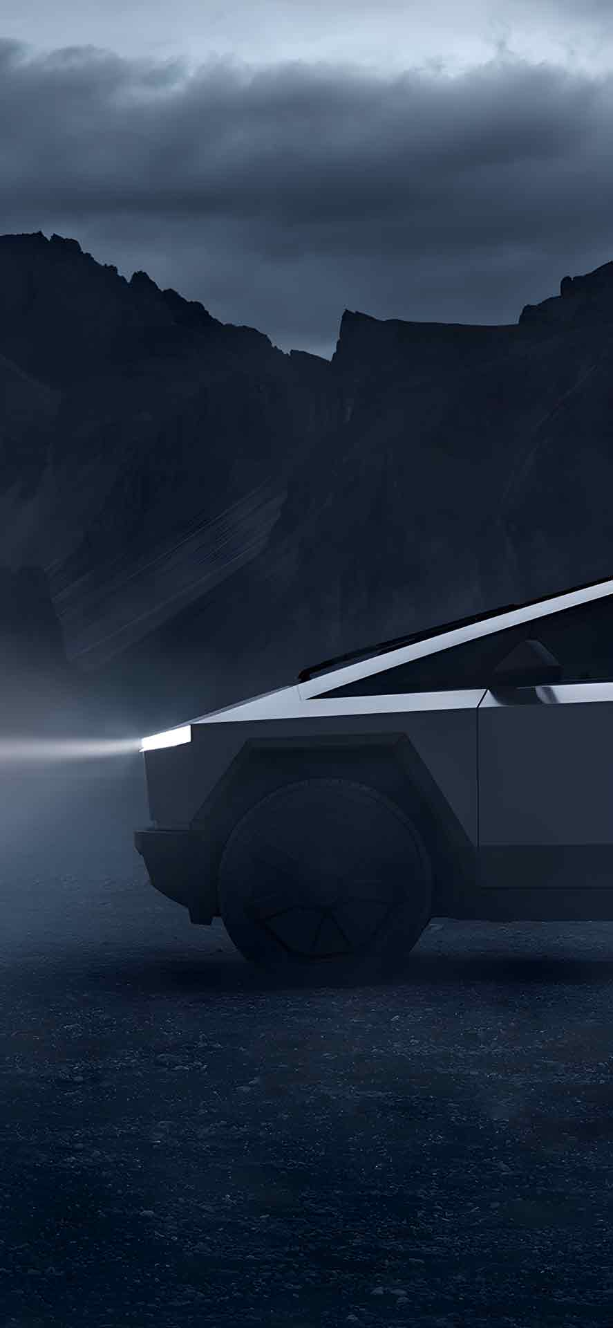 特斯拉 Cyber​​truck 深度效果壁纸 09