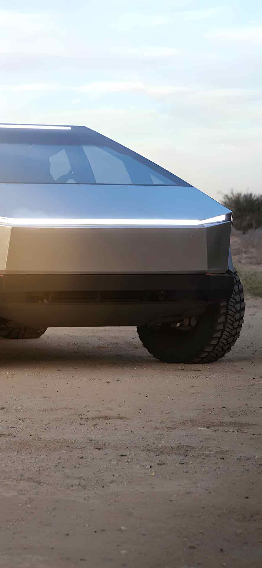 特斯拉 Cyber​​truck 深度效果壁纸 10