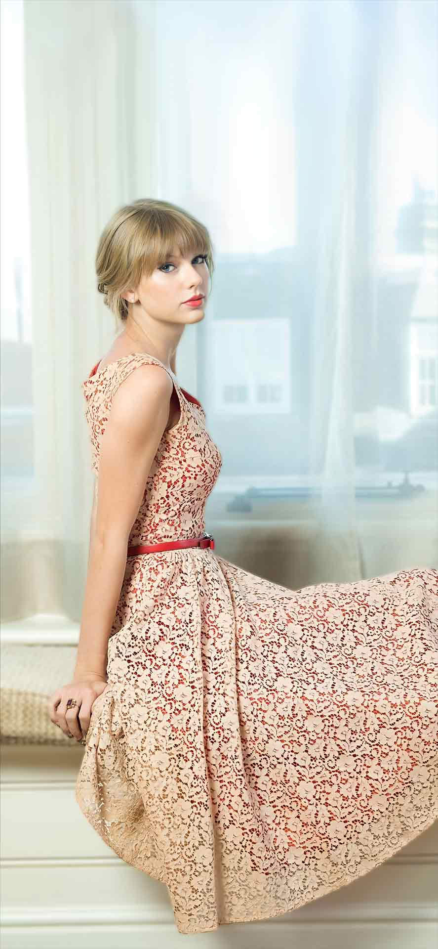 泰勒·斯威夫特 iPhone 壁纸 [深度效果] 11