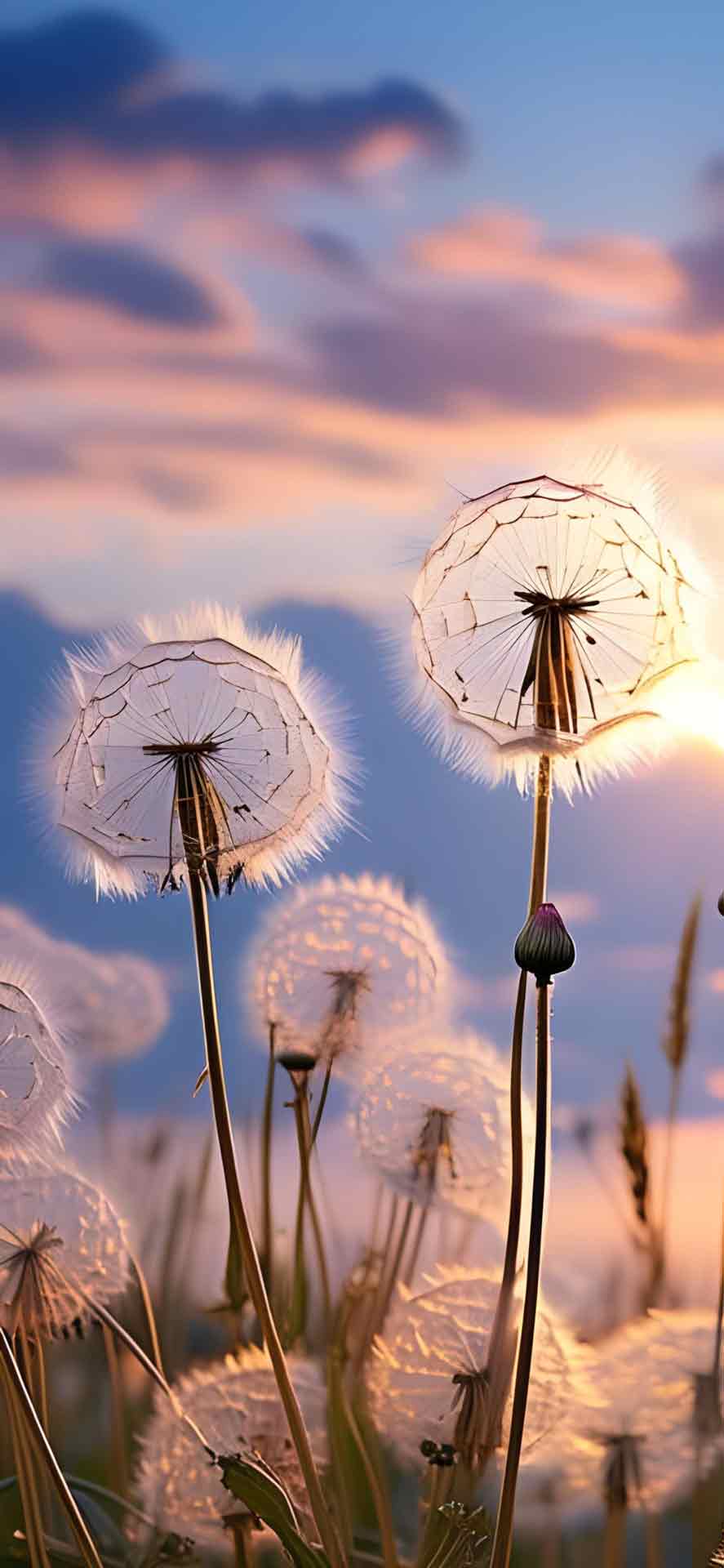 iPhone 的蒲公英壁纸 09